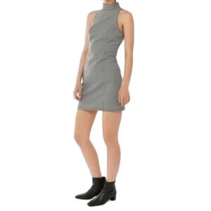 Urban Outfitters | Annette Houndstooth Sleeveless Mock Neck Dress Size Large